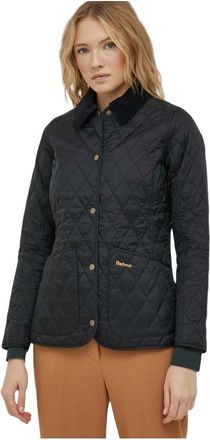 Barbour Annandale Quilted Jacket - Dames - Zomerjassen - Zwart - S - Leer - Jassen