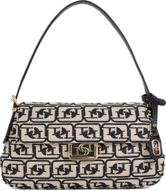 Dune London Womens Accessories Highgate - Monogram Shoulder Bag - Black/White Fabric - One Size