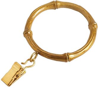 Ballard Designs Set of 10 Bamboo Drapery Rings - Ballard Designs