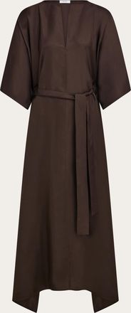 Ferragamo Donna Abito in seta Marrone