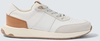 Tod's Leather and suede-trimmed sneakers