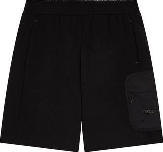 Emporio Armani Casual Shorts, male, Black, Size: S Cotton-blend Bermuda Shorts