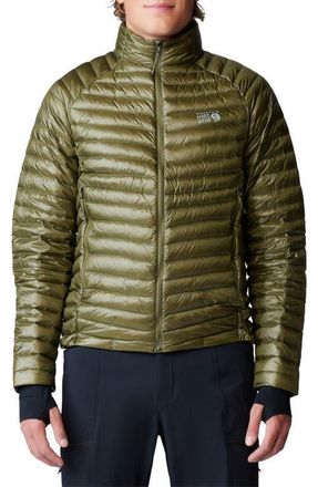 Mountain Hardwear Ghost Whisperer Packable 800-Fill-Power Down Jacket in Combat Green at Nordstrom, Size Xx-Large