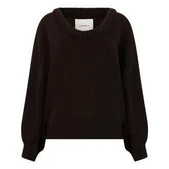 Lisa Yang Oversized Cashmere Jumper - female - Lisa Yang - Cashmere Knitwear - Brown - S - Knitwear