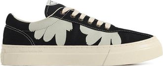 Stepney Workers Club Handgeschilderde canvas sneakers zwart-wit - Heren - Sneakers - Zwart - 37 EU - Schoenen