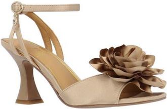 J. Rene&eacute; Pomeline Ankle Strap Sandal in Beige at Nordstrom, Size 10.5