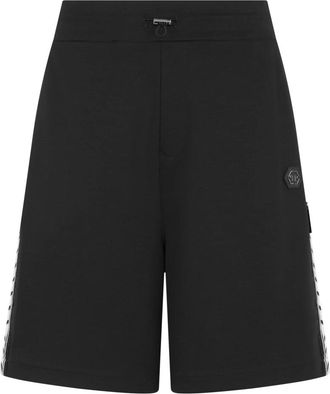 Philipp Plein Drawstring Shorts - Heren - Korte Broeken - Zwart - M - Katoen - Korte Broeken