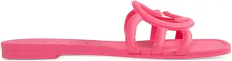 Gucci Interlocking G sandals - women - Rubber/Rubber/Rubber - 36 - Pink