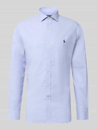 Polo Ralph Lauren Slim Fit Businesshemd aus reiner Baumwolle in Hellblau, Gr&ouml;&szlig;e 39,5