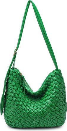 Moda Luxe Woven Crossbody Bag in Kelly Green at Nordstrom Rack