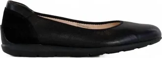 Ara Womens Sarah Ballet Flat Shoes In Black