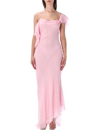 Self Portrait Frill Maxi Dress