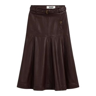 Silvian Heach Falda Larga - Skirts - Mujer - Marr&oacute;n - XS