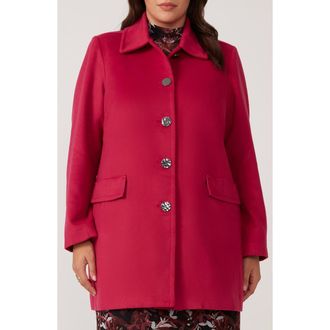 Estelle Charm Coat in Azalea at Nordstrom Rack, Size 18W