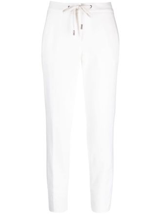 PESERICO drawstring-waist track trousers - White