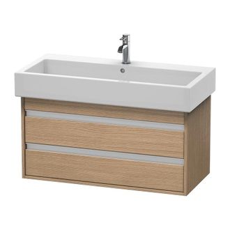 Duravit Duravit Ketho Neceser De Pared 6638, 2 Cajones, 950mm, Para Vero, Color (frente/cuerpo): Decoraci&oacute;n Roble Europeo - Kt663805252