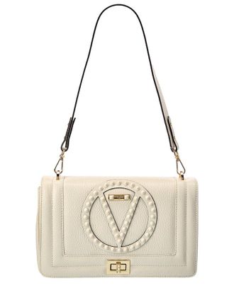 Mario Valentino Alice Rock Leather Shoulder Bag