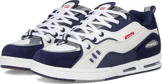 Globe CT-4 Mens Shoes White/Navy : 11.5 D - Medium, Leather/Suede