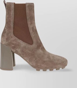 Hogan leather chelsea ankle boots