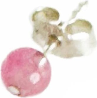 Saskia Diez Womens Season Ear Stud - Single In Pink Tourmaline