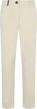 PESERICO Pantaloni con zip - Toni neutri