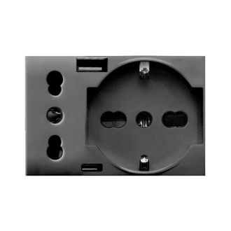 Titan Toma Schuko+ita+usb A/c Tekla 3m Ave 44509015usb