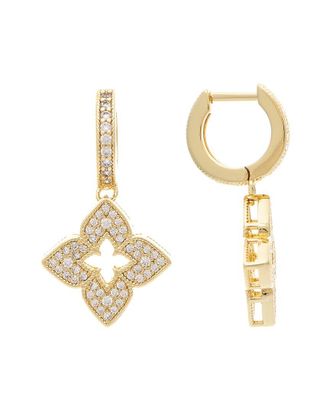 Rivka Friedman 18K Plated Cz Earrings