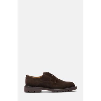 Scarosso Wooster III Derbies in Brown - Suede at Nordstrom, Size 43.5