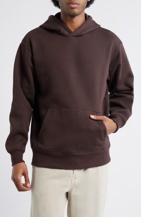 BP. Fleece Hoodie in Brown Coffee at Nordstrom, Size X-Small