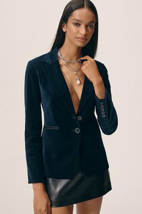 Paige Chelsee Velvet Blazer Jacket