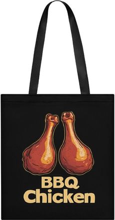 Generic Chicken Leg Womens Tote Casual Shopping Bag Lightweight Shoulder Bags Hobos Handbag for Work Travel Daily 35x40cm