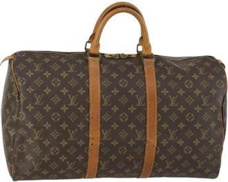 Louis Vuitton Pre-owned Weekend Bags, female, Brown, Size: ONE SIZE Pre-owned Weekend Bag