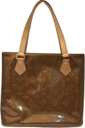 Louis Vuitton Pre-owned Tote Bags, female, Brown, Size: ONE SIZE Pre-owned Monogram Vernis Tote Bag