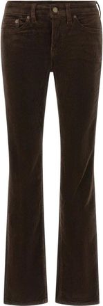 Ralph Lauren Jeans, Dames, Bruin, W24, Katoen, Corduroy Broek