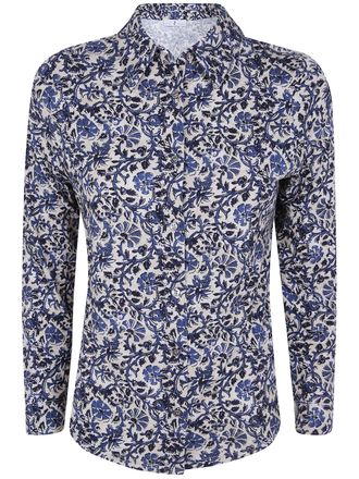 Whyci Shirt Floral Print Navy