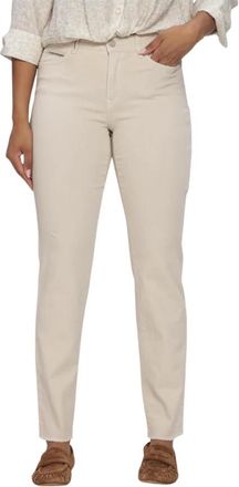 Marc Cain Silea Slim-fit Jeans - Dames - Jeans - Beige - Maat: M Katoen