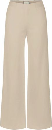 Seductive Broeken, Dames, Beige, XS, Verleidelijke Wijde Broek
