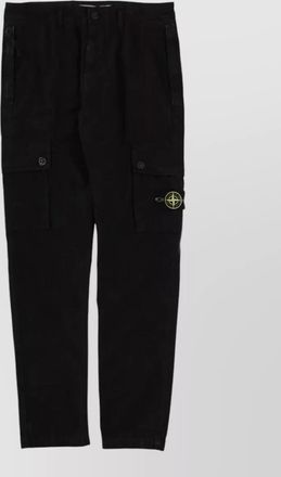 Stone Island cotton cargo trousers