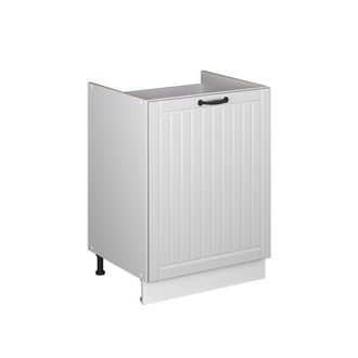 Vicco Mueble Bajo Para Fregadero Fame-line, Blanco Casa De Campo/blanco, 60 Cm, Vicco