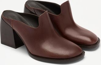 Russell & Bromley GATLEY MULE Womens Brown Western Heeled Mule