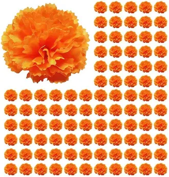 OEM Cabezas De Flores De Cal&eacute;ndula Sueltas, 800 Piezas De Cabezas De Flores Artificiales Para Guirnaldas, Flores De Cal&eacute;ndula De Seda Artificial, Color Na