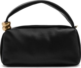 Mango Satin Top Handle Bag in Black at Nordstrom