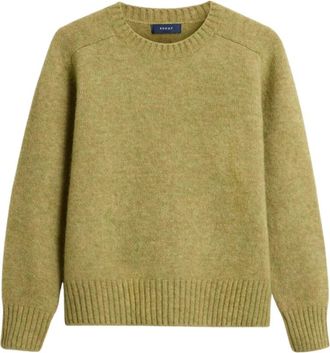 SOEUR Envie Alpaca Pullover - Dames - Ronde hals truien - Groen - M - Wol - Truien & Vesten