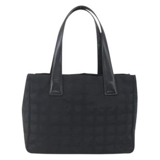 Chanel Pre-owned Travel line tote - Dames - Vintage Shopper - Zwart - ONE Size - Nylon - Vintage