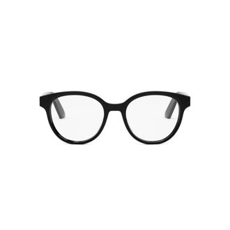 Dior MidnightO R1I Round Glasses - unisex - Dior - Glasses - Black - 50 MM - Accessories