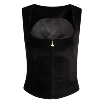 adidas Sleeveless Training Tops, female, Black, Size: M Velvet Corset