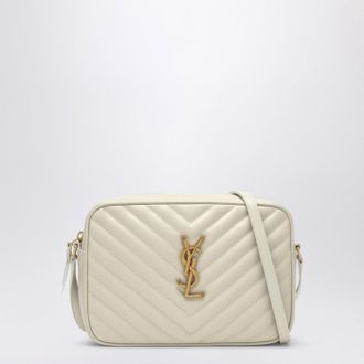 Saint Laurent Lou cream quilted leather Camera bag