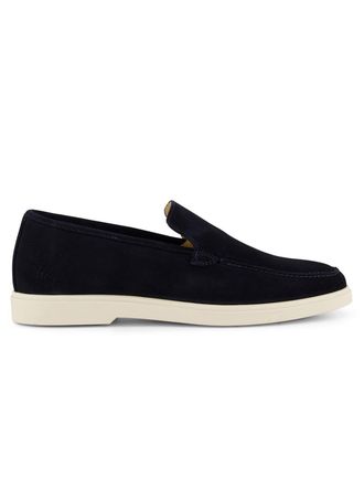 Rehab loafers donkerblauw effen leer