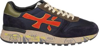 Premiata Mick 5356 Sportschoenen - Heren - Sneakers - Blauw - 44 EU - Leer - Schoenen
