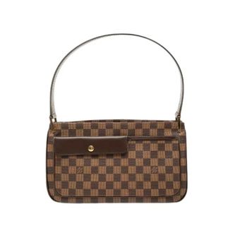 Louis Vuitton Pre-owned Shoulder Bags, female, Brown, Size: ONE SIZE Pre-owned Aubagne Shoulder Bag